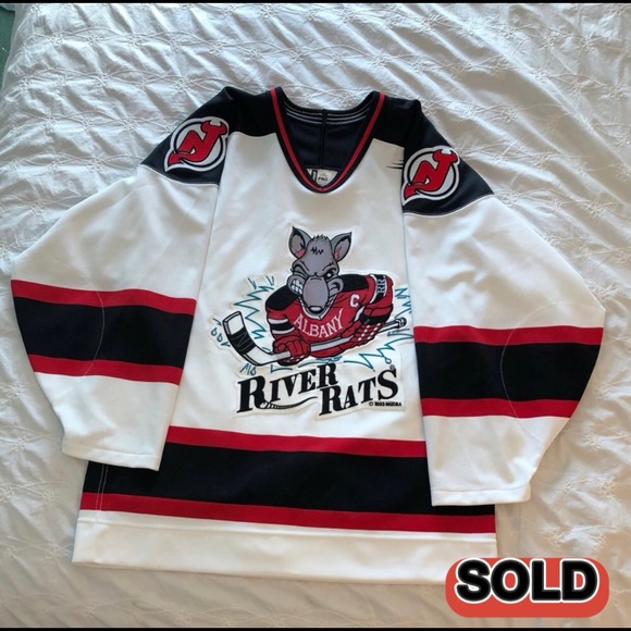 Bauer Other - Vintage Albany River Rats AHL Minor Jersey Size 44